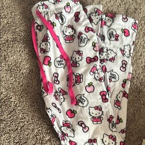 Hello Kitty Kids Pajamas - White and Pink